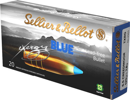 S&b 6.5 Cm 120gr Txrg Blue - 20rd 12bx/cs