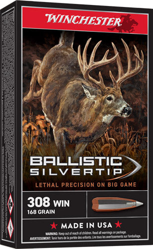 Winchester Supreme 308 Win - 168gr Silvertip 20rd 10bx/cs