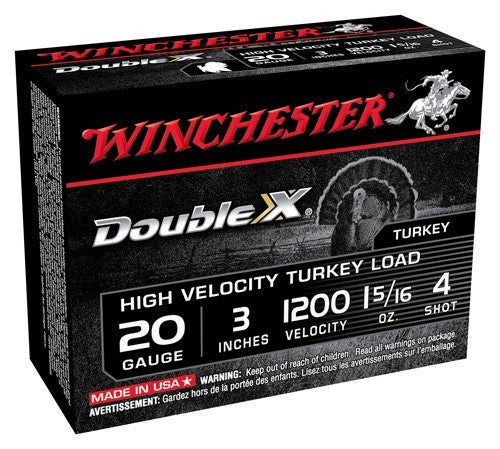 Winchester Supreme Trky 20ga 4 - 3" 1200fps 1-5/16z 10rd 10bx/c