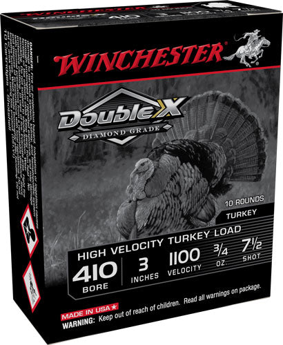 Winchester Double-x 410 3" - 3/4oz #7.5 10rd 10bx/cs