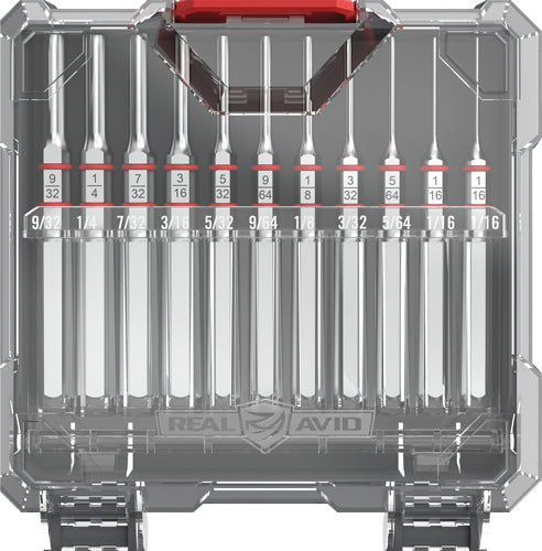 Real Avid Accu-punch Set - 11 Piece Standard Pin Punch