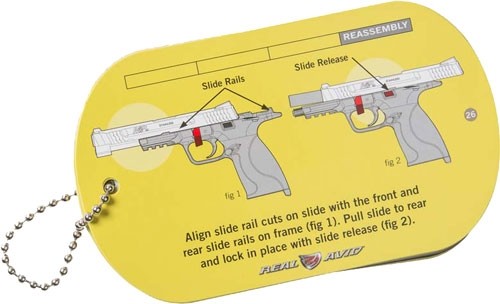 Real Avid S&w M&p Field Guide - S&w M&p Maintenace Cards 3