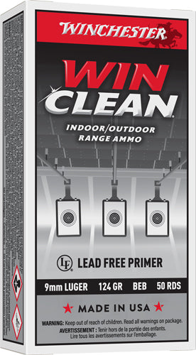 Winchester Winclean 9mm Luger - 124gr Jsp 50rd 10bx/cs