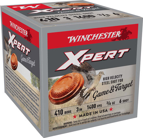 Winchester Xpert Steel 410 3" - 3/8oz #6 25rd 10bx/cs