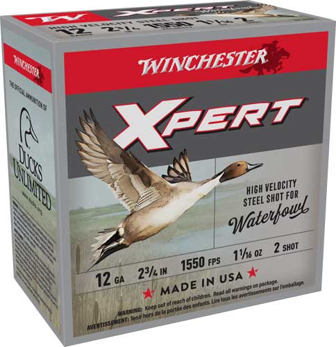 Winchester Xpert 12ga 2.75" - 1-1/16oz #2 1550fps 25rd 10b/c