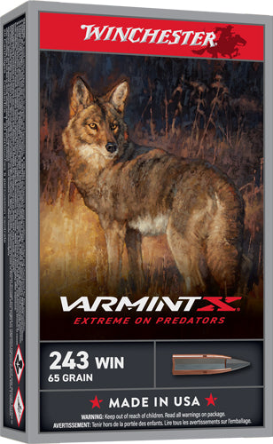 Winchester Varmint-xp 243 Win - 65gr Extreme Pt 20rd 10bx/cs