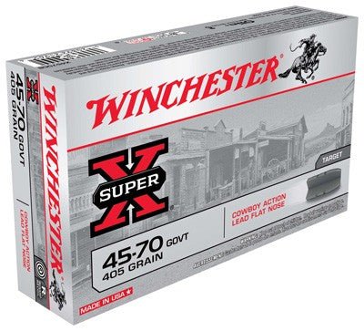 Winchester Super-x 45-70 Gov - 405gr Lead-fn 20rd 10bx/cs