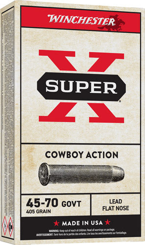 Winchester Super-x 45-70 Gov - 405gr Lead-fn 20rd 10bx/cs