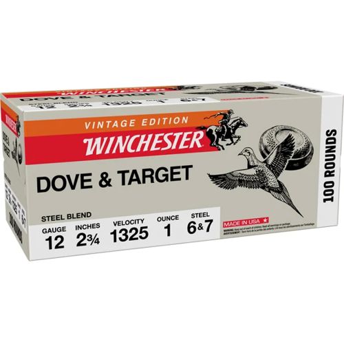 Winchester Dove & Target 12ga - 2.75" 1325fps #6&7 100rd Box