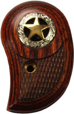 Bond Arms Grip Standard Lam. - Rosewood W/2-tone Star