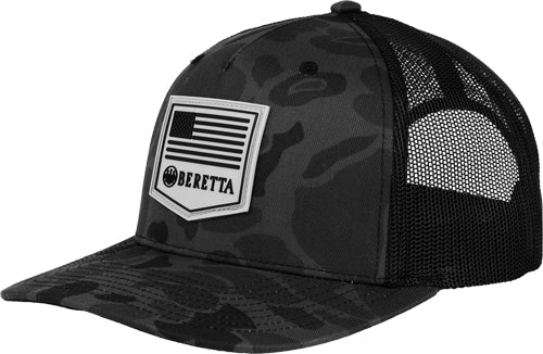 Beretta Cap Pm Trucker R 112 - Rubber Patch Black Duck Camo