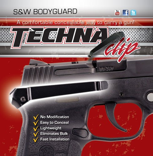 Techna Clip Handgun Retention - Clip S&w Bodyguard Auto Right