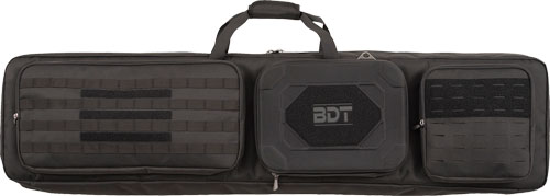 Bulldog 48" Double Suppressor - Tactical Rifle Case Black 1