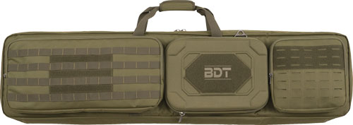 Bulldog 48" Double Suppressor - Tactical Rifle Case Green 1