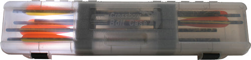Mtm Crossbolt Case Holds 12 - Bolts Up To 23" Clear Smoke