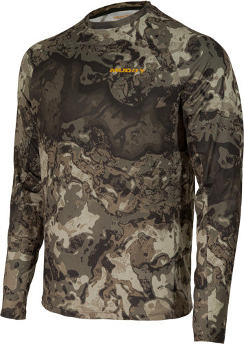 Muddy Base Layer Crew Top - Veil Canyon Grey 2x-large