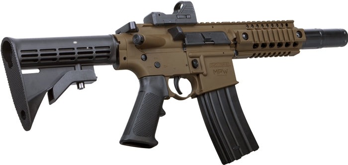 Crosman Bushmaster Mpw Co2 Air - Rifle Select Fire Black/fde