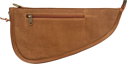 Palmetto Pistol Case Large - Field Tan-waxed Canvas Buffalo 1