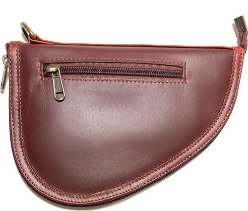 Palmetto Pistol Case Small - Ox Blood-brown Buffalo 2