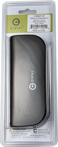 Civivi Knife Elementum Ii 2.96 - " G-10/blk Stonewash Clam Pack 6
