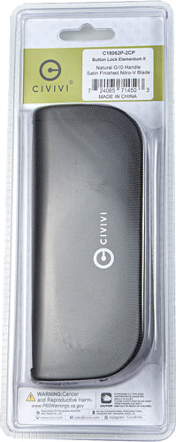 Civivi Knife Elementum Ii 2.96 - " Natural G10/satin Clam Pack 5