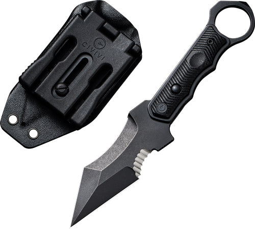 Civivi Knife Orthrus 3.76" - Black G-10/black Stonewash