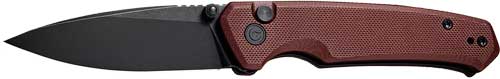 Civivi Knife Altus 2.97" - Burgundy G10/blk Stnwsh Blade!