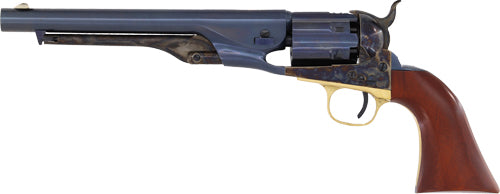 Cimarron 1860 Army Fluted 8" - 44 Cal Charcoal Blued Walnut