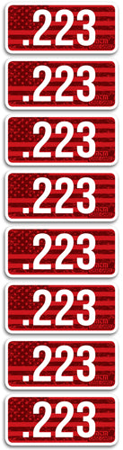 Mtm Ammo Caliber Labels 223 - 8-pack