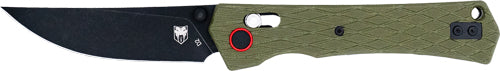 Cobratec Legacy Bar Lock 3.5" - G10 Od Green/black D2 Blade