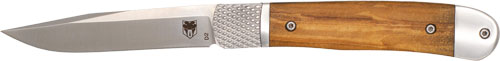 Cobratec Trapper Hidden - Release 3.12" Olive Wood D2 1
