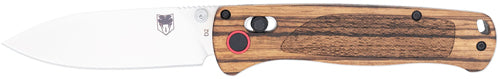 Cobratec Zebrawood Folder 3" - Zebrawood/ss D2 Bar Lock 1