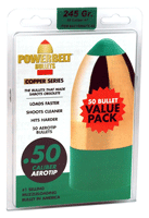 Cva Powerbelt Bullets Aero Tip - 50 Caliber 245gr 50-count*