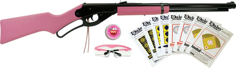 Daisy 1999 Pink Lever Action - Carbine Bb Shooting Fun Kit 1