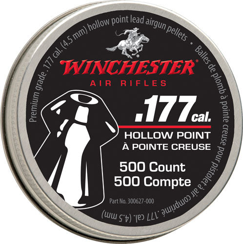 Winchester 177 Hp Pellet - 500 Count Tin 6 Pack Case
