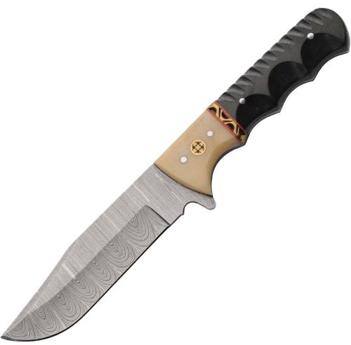 Szco Rite Edge 4.5" Micarta - Bone Bolster W/leather Sheath 1