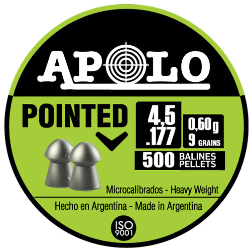 Hatsan Apolo 177 Pointed - 9 Grain 500 Pack