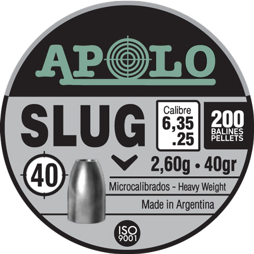 Hatsan Apolo 25 Slug 40 Grain - 200 Pack