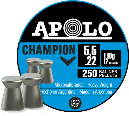 Hatsan Apolo 22 Champion - 17 Grain 250 Pack