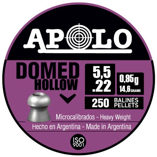 Hatsan Apolo 22 Domed Hollow - 14.6 Grain 250 Pack