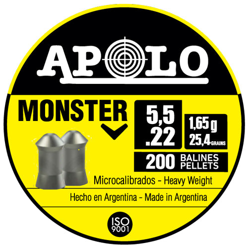 Hatsan Apolo 22 Monster - 25.4 Grain 200 Pack