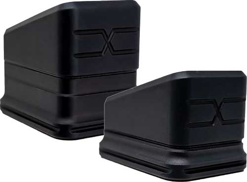 Faxon Magazine Extension Combo - Plus 3 & 5 Black For Glock 19