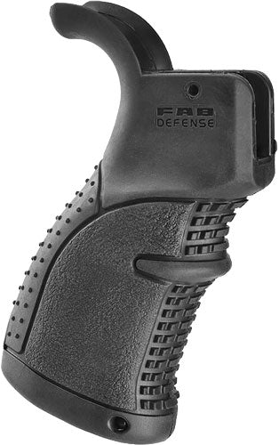 F.a.b. Defense Rubberized - Ergo Pistol Grip Ar-15 Black