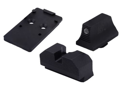 Xs Minimalist Fbr Opt Sight & - Optic Plate Rmr For Glock