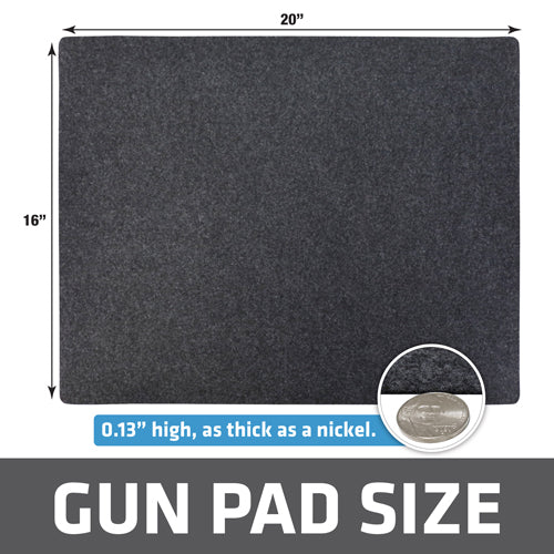 Drymate Cleaning Pad 16"x20" - Pistol Size Charcoal