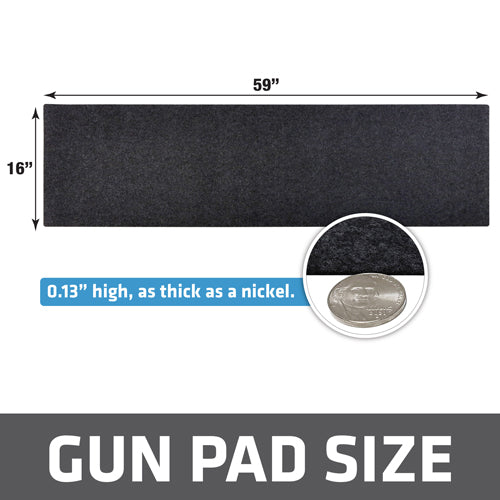 Drymate Cleaning Pad 16x59" - Rifle Size Charcoal 4