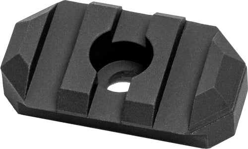 Grovtec Rail Section M-lok - 1.3" 3 Slot Aluminum Black