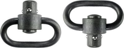 Grovtec Hd Push Button Swivels - Black 1 1/4" 2-pack