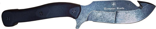 Templar Knife Reagan Fixed Bld - 4.6" D2 Stonewash W-guthook