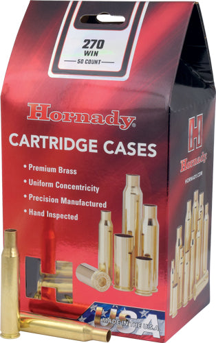 Hornady Unprimed Cases 270 Win - 50 Pack 5pk/cs